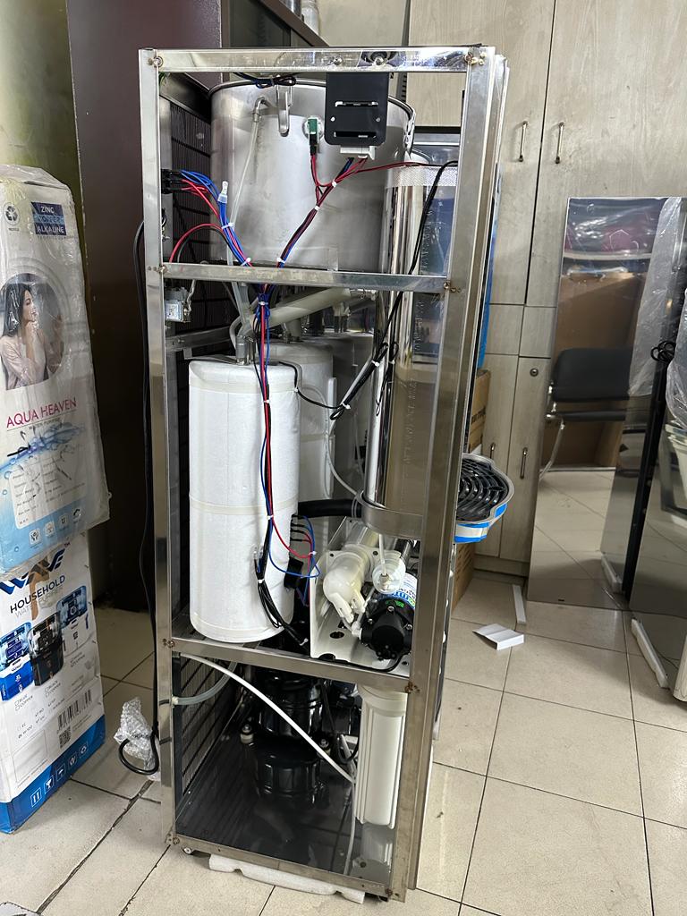 Floor-standing Stainless Steel Reverse Osmosis (RO) Water Purifier and Dispenser System