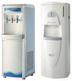 Luxury stainless steel water dispenser with RO system
