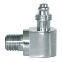 90-degree metal elbow fitting