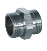 hex nipple (also known as a hexagonal double-threaded nipple